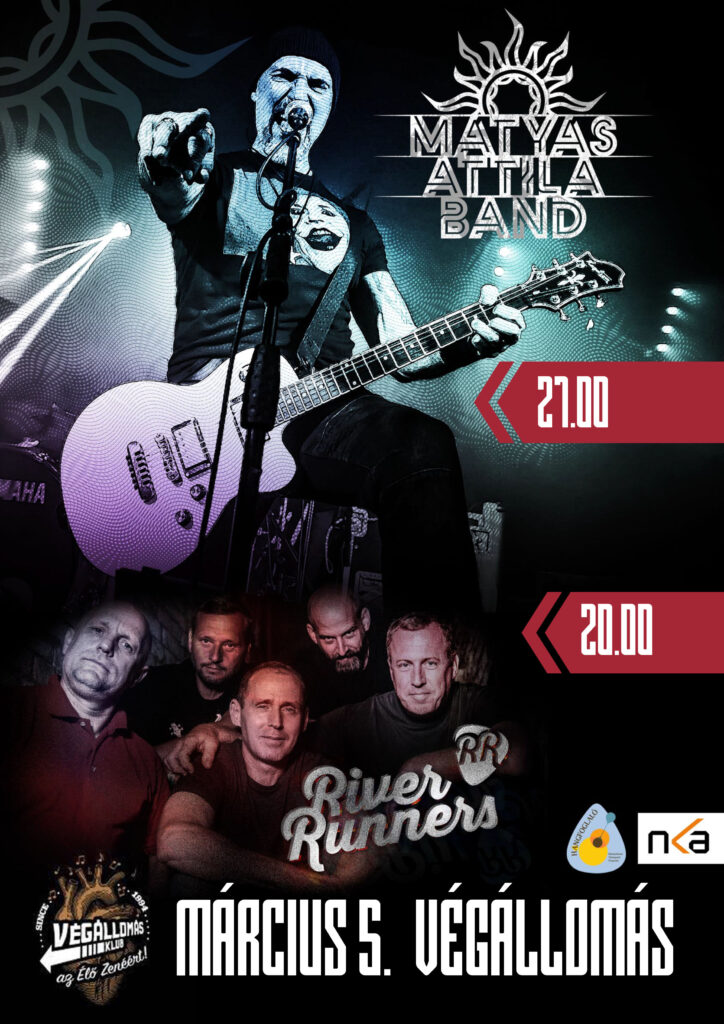 Mátyás Attila Band and RiverRunners plakát 2022